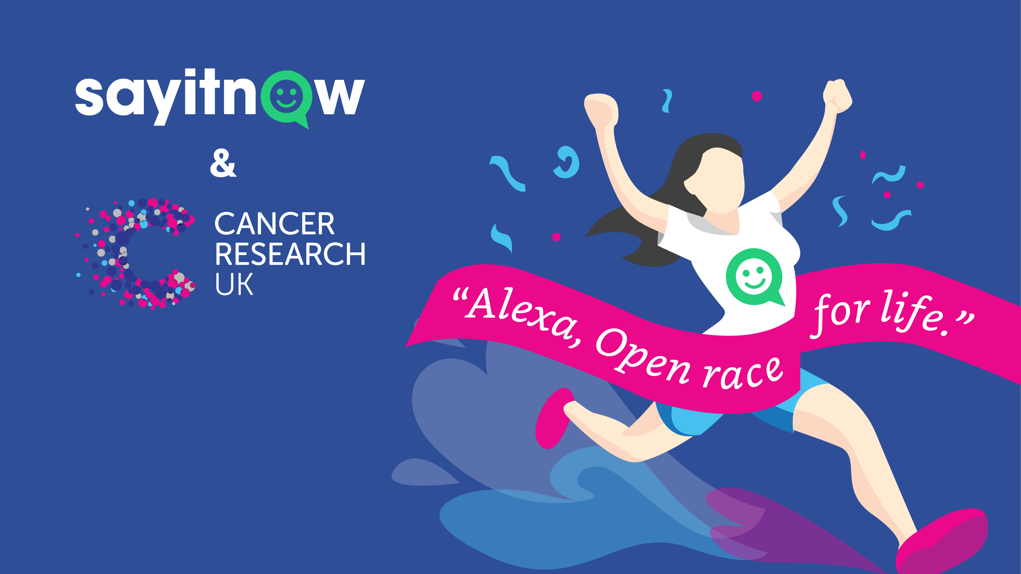 Alexa, Open Race for Life Say It Now